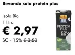 NaturaSì Bevanda soia protein plus Isola Bio offerta