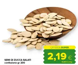 Tigre Semi di zucca salati offerta