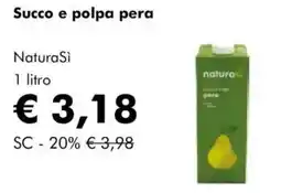 Succo e polpa pera naturasì