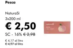NaturaSì Pesca naturasì offerta