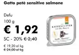 NaturaSì Gatto patè sensitive salmone defu offerta