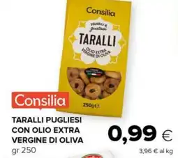 Tigre Consilia taralli pugliesi con olio extra vergine di oliva offerta