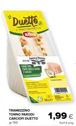 Tigre Tramezzino tonno parodi/ carciofi duetto offerta
