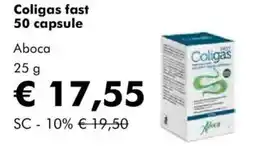 NaturaSì Coligas fast 50 capsule aboca offerta