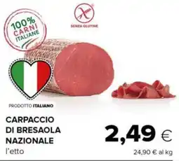 Tigre Carpaccio di bresaola nazionale offerta