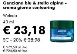 NaturaSì Genziana blu & stella alpina - crema giorno contouring Weleda offerta