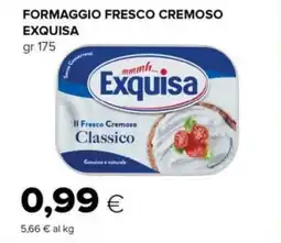 Tigre Formaggio fresco cremoso EXQUISA offerta