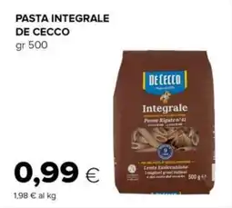 Tigre Pasta integrale DE CECCO offerta