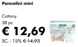 NaturaSì Pannolini mini cottony offerta