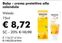 NaturaSì Baby - crema protettiva alla calendula Weleda offerta