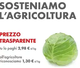 NaturaSì Sosteniamo l'agricoltura prezzo trasparente tu lo paghi offerta