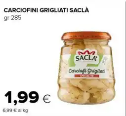 Tigre Carciofini grigliati SACLÀ offerta