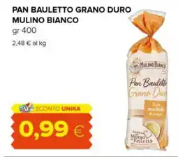 Tigre Pan bauletto grano duro MULINO BIANCO offerta