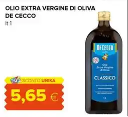 Tigre Olio extra vergine di oliva DE CECCO offerta
