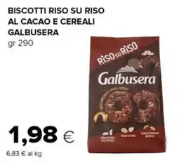 Tigre Biscotti riso su riso al cacao e cereali GALBUSERA offerta