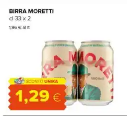 Tigre Birra MORETTI offerta