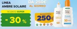 Tigre Linea ambre solaire offerta