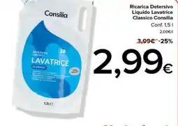 Tigre Ricarica Detersivo Liquido Lavatrice Classico Consilia offerta
