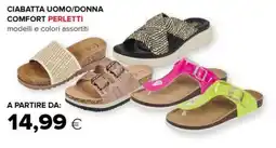 Ciabatta uomo/donna comfort perletti