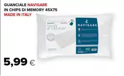 Guanciale navigare in chips di memory 45x75 made in italy