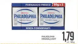 Supermercati Piccolo Philadelphia original/light offerta