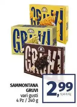Pam SAMMONTANA GRUVI vari gusti offerta