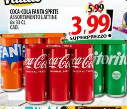 Il Genio Supermercato Coca-cola fanta sprite assortimento lattine offerta