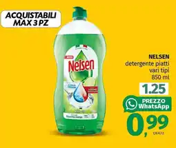 Pam NELSEN detergente piatti vari tipi offerta