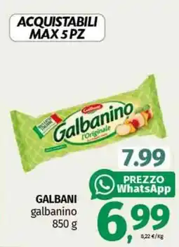 Pam GALBANI galbanino offerta