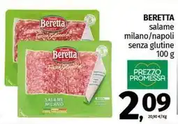 Pam BERETTA salame milano/napoli senza glutine offerta