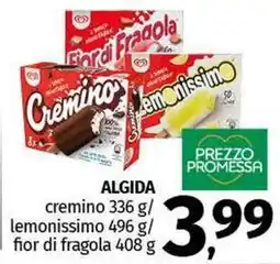 Pam ALGIDA cremino/ lemonissimo/ fior di fragola offerta