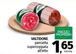 Pam VALTIDONE pancetta supercoppata all'etto offerta