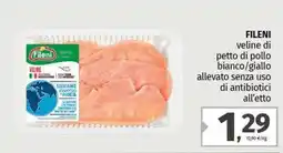 Pam FILENI veline di petto di pollo bianco/giallo allevato senza uso di antibiotici offerta