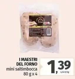 Pam I MAESTRI DEL FORNO mini saltimbocca offerta