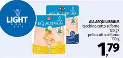 Pam AIA AEQUILIBRIUM tacchino cotto al forno/pollo cotto al forno offerta