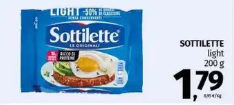 Pam SOTTILETTE light offerta