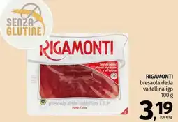 Pam RIGAMONTI bresaola della valtellina igp offerta