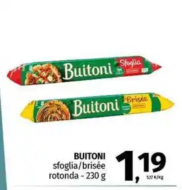 Pam BUITONI sfoglia/brisée rotonda offerta