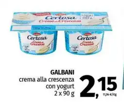 Pam GALBANI crema alla crescenza con yogurt offerta