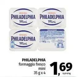 Pam PHILADELPHIA formaggio fresco mini offerta