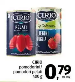 Pam CIRIO pomodorini/ pomodori pelati offerta