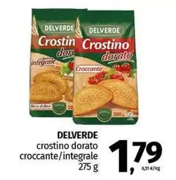 Pam DELVERDE crostino dorato croccante/integrale offerta