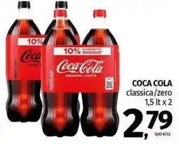 Pam COCA COLA classica/zero offerta