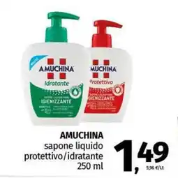 Pam AMUCHINA sapone liquido protettivo/idratante offerta