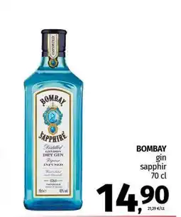 Pam BOMBAY gin sapphir offerta