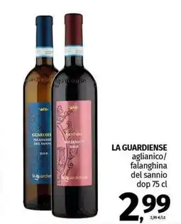Pam LA GUARDIENSE aglianico/ falanghina del sannio dop offerta