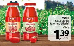 Pam MUTTI salsa pronta datterini/ciliegini offerta