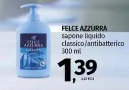 Pam FELCE AZZURRA sapone liquido classico/antibatterico offerta
