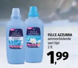 Pam FELCE AZZURRA ammorbidente vari tipi offerta