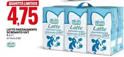 Eurospin Latte parzialmente scremato uht offerta